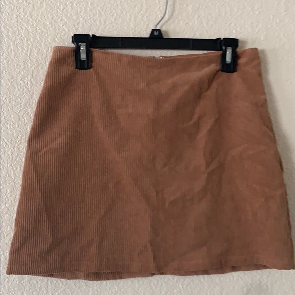 Honey punch brand tan skirt size medium